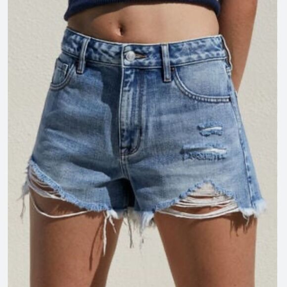 Pacsun High rise Blue Jean Short(Size 28) - Picture 1 of 8